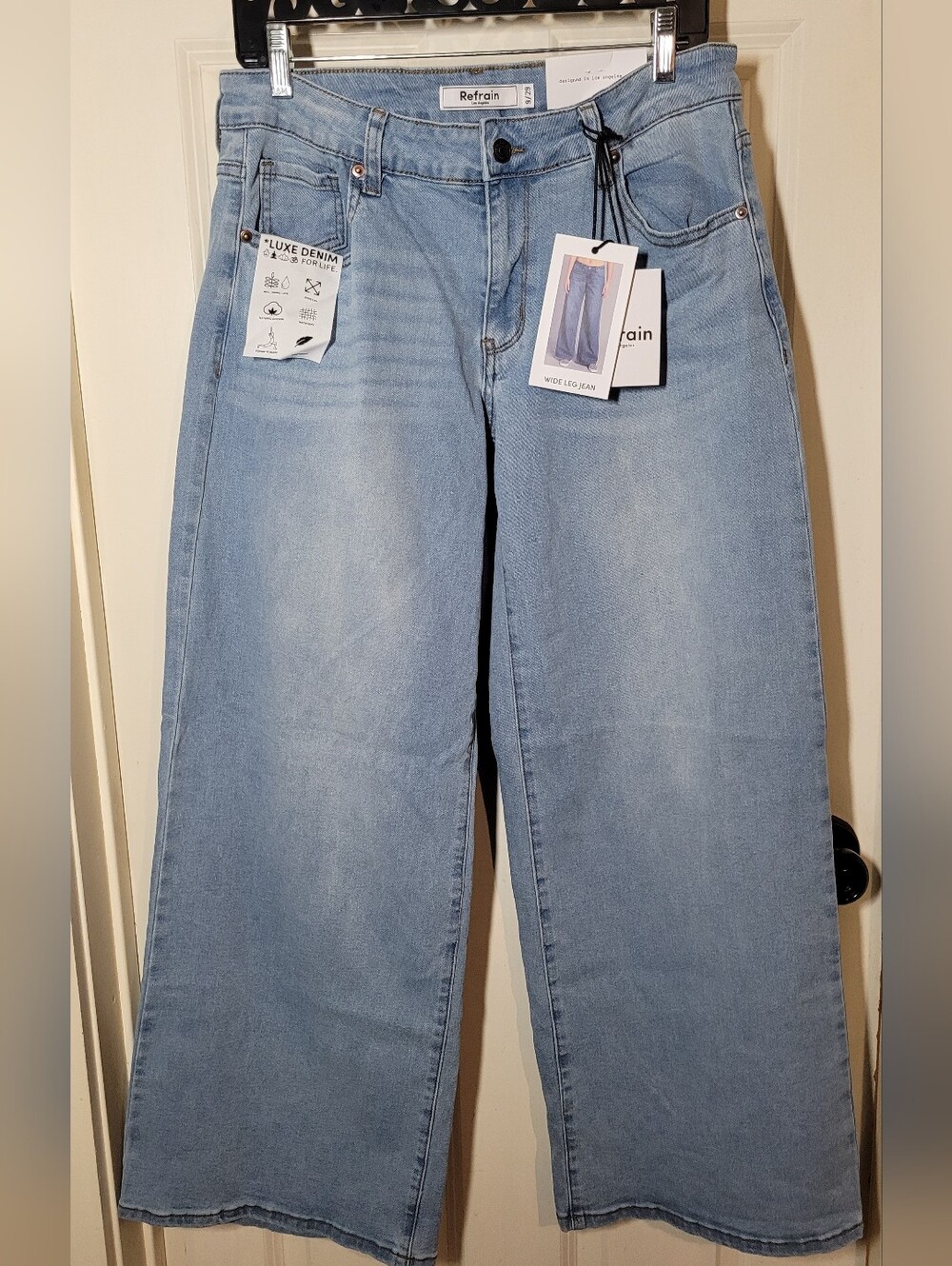 Refrain Wide Leg Jeans